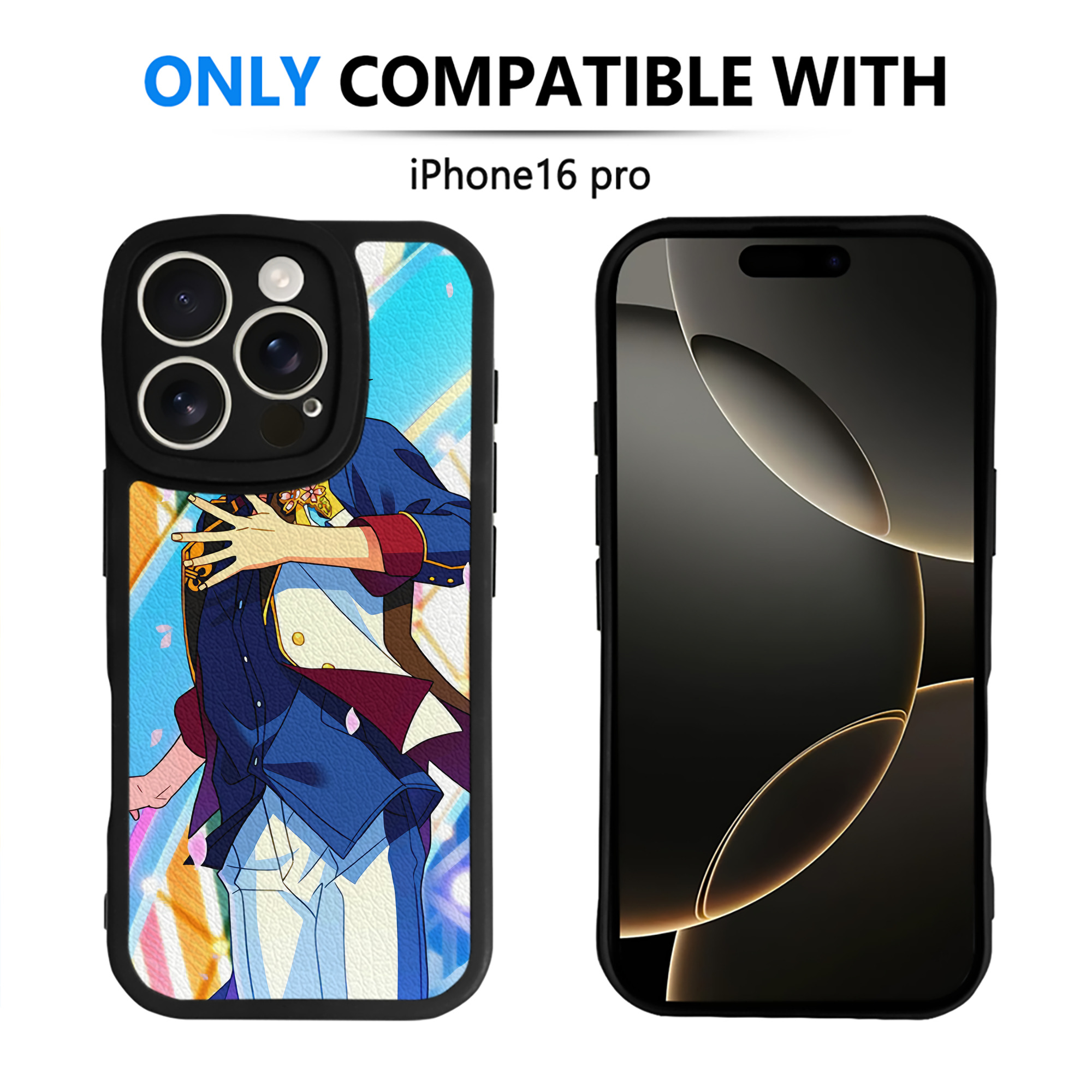 （画像用） あんさんぶるスターズ! Ensemble Stars 【iPhone 16シリーズ対応】シリコンスマホケース（レザー調） 材質：シリコン